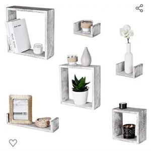 Rustic Floating Shelves